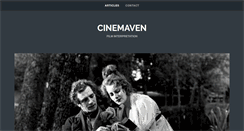 Desktop Screenshot of cinemaven.org