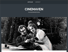 Tablet Screenshot of cinemaven.org